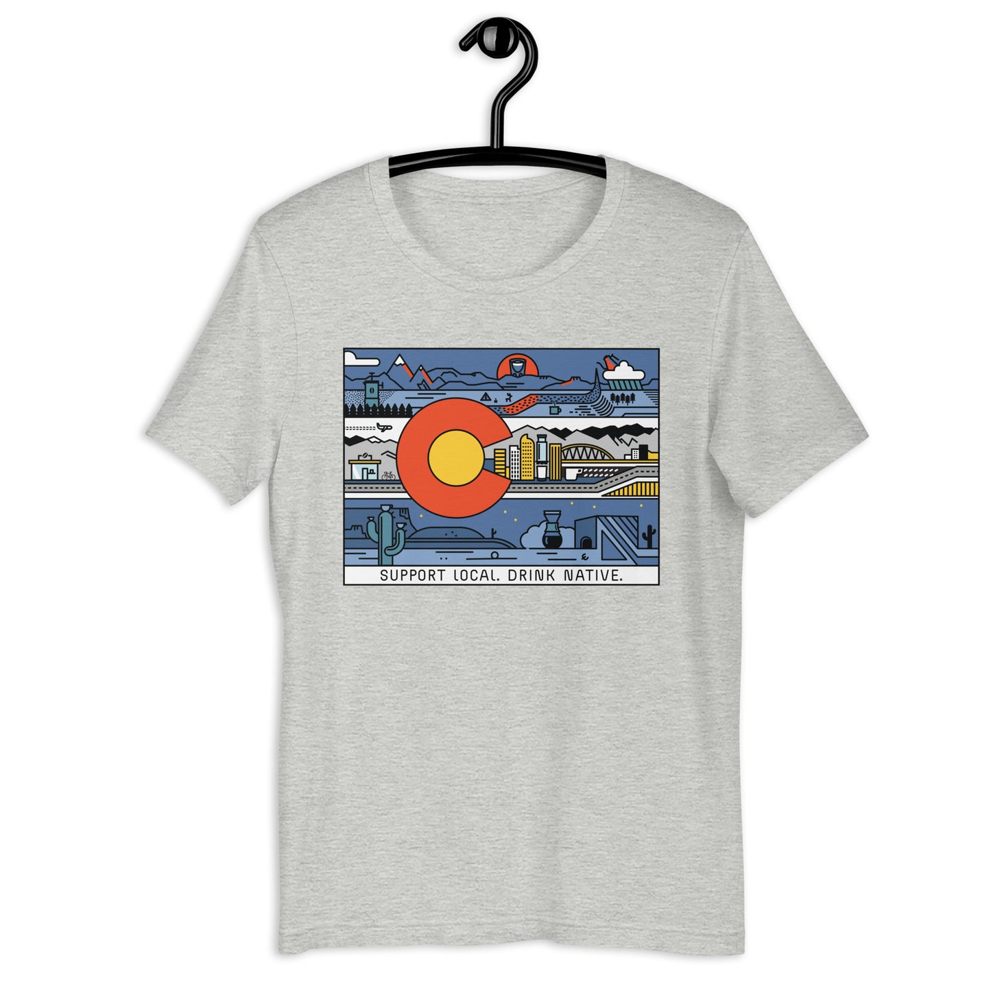 Colorado Coffee Flag Shirt