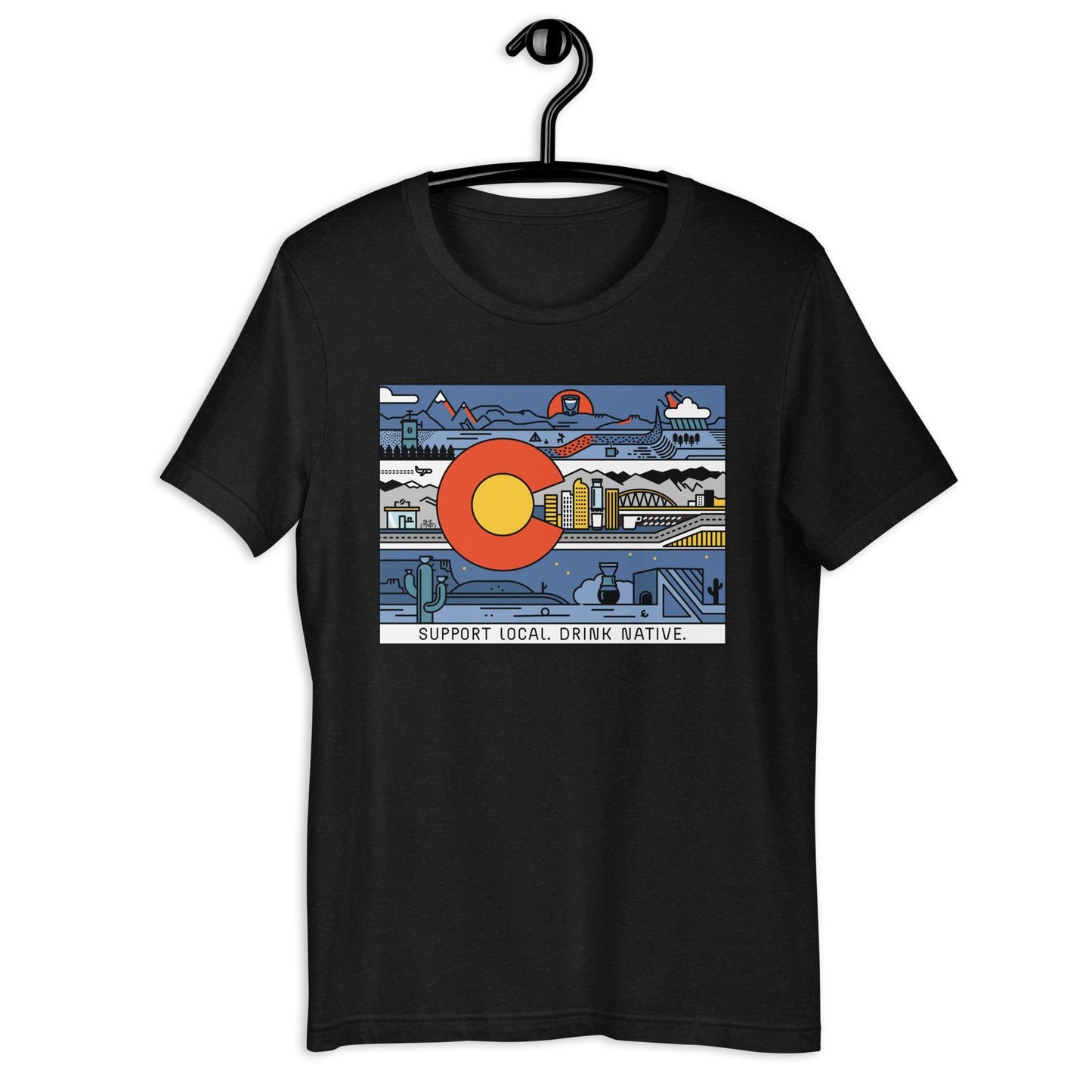 Colorado Coffee Flag Shirt