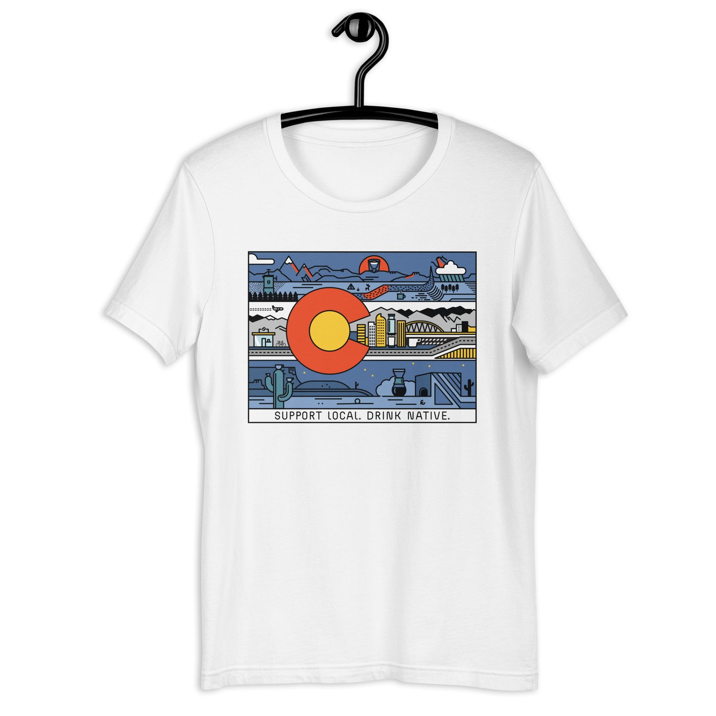 Colorado Coffee Flag Shirt